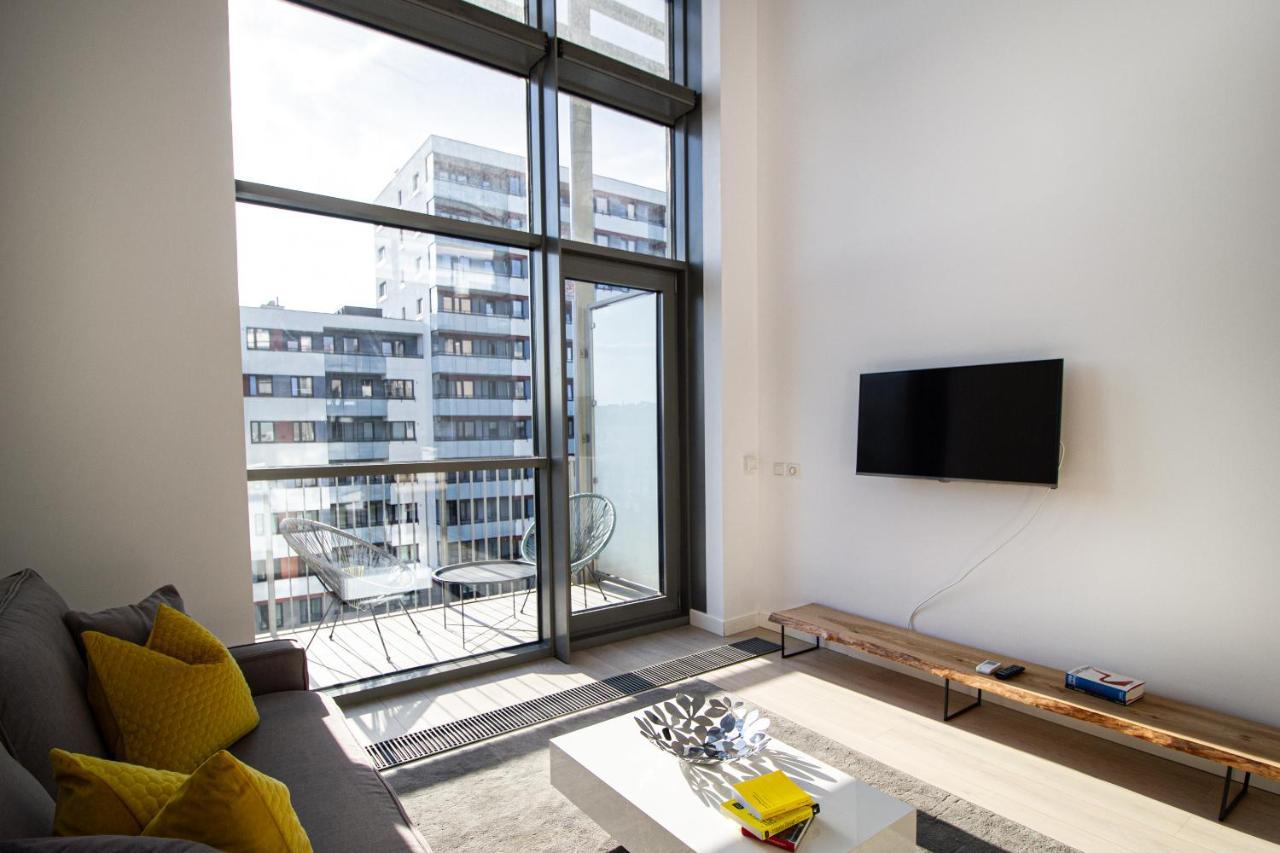 Qbik Loft Modern Apartment Warschau Buitenkant foto